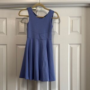 Chic Blue Sleeveless Kids Dress